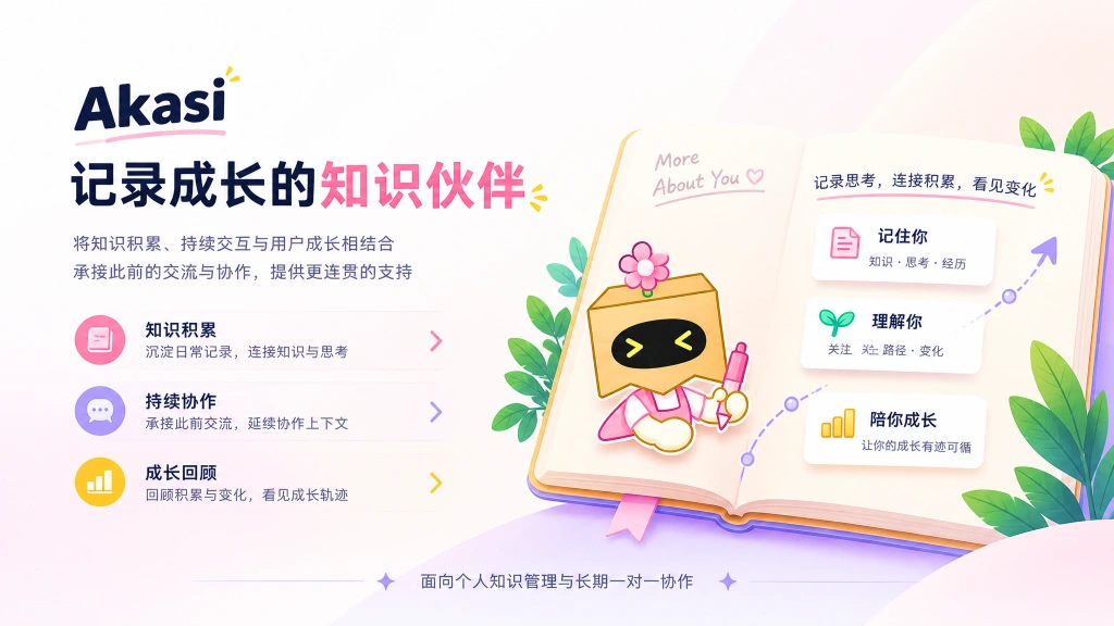 Akasi（记录成长的知识伙伴）